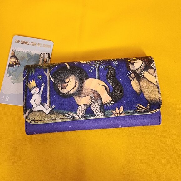 Loungefly Where The Wild Things Are Sendak Max Flap Wallet Soft Tag NEW - Picture 7 of 13